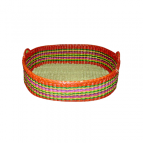 CESTO OVALADO MULTICOLOR