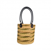 BOLSA TUBULAR CON ASA DE CUERO